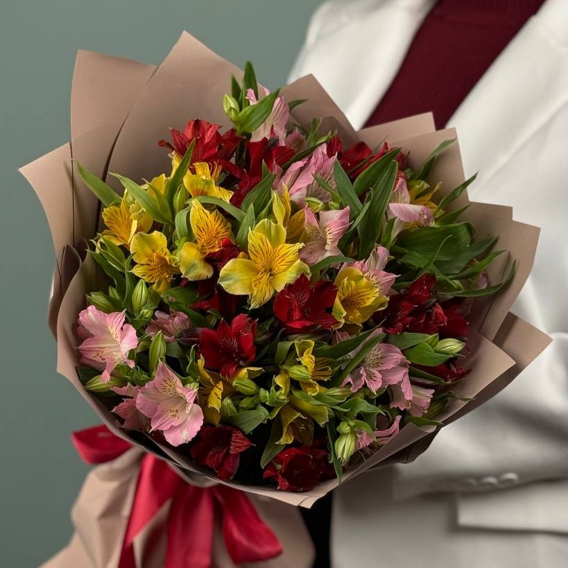 15 альстромерий микс