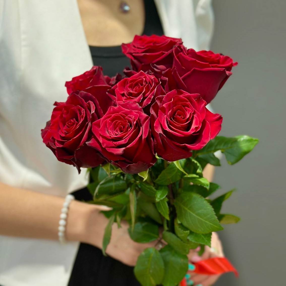 Букет из 7 красных роз