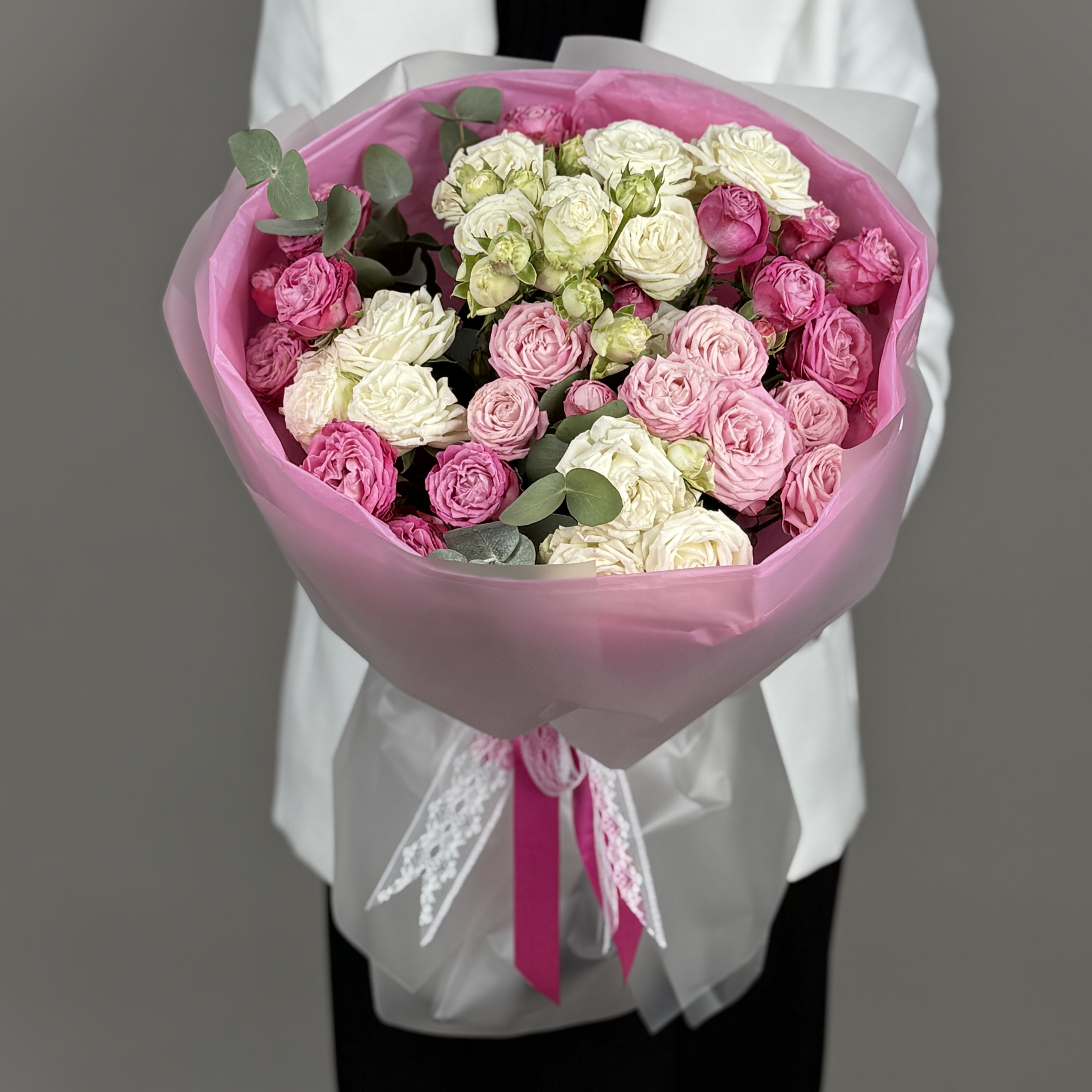 Кустовые пионовидные розы