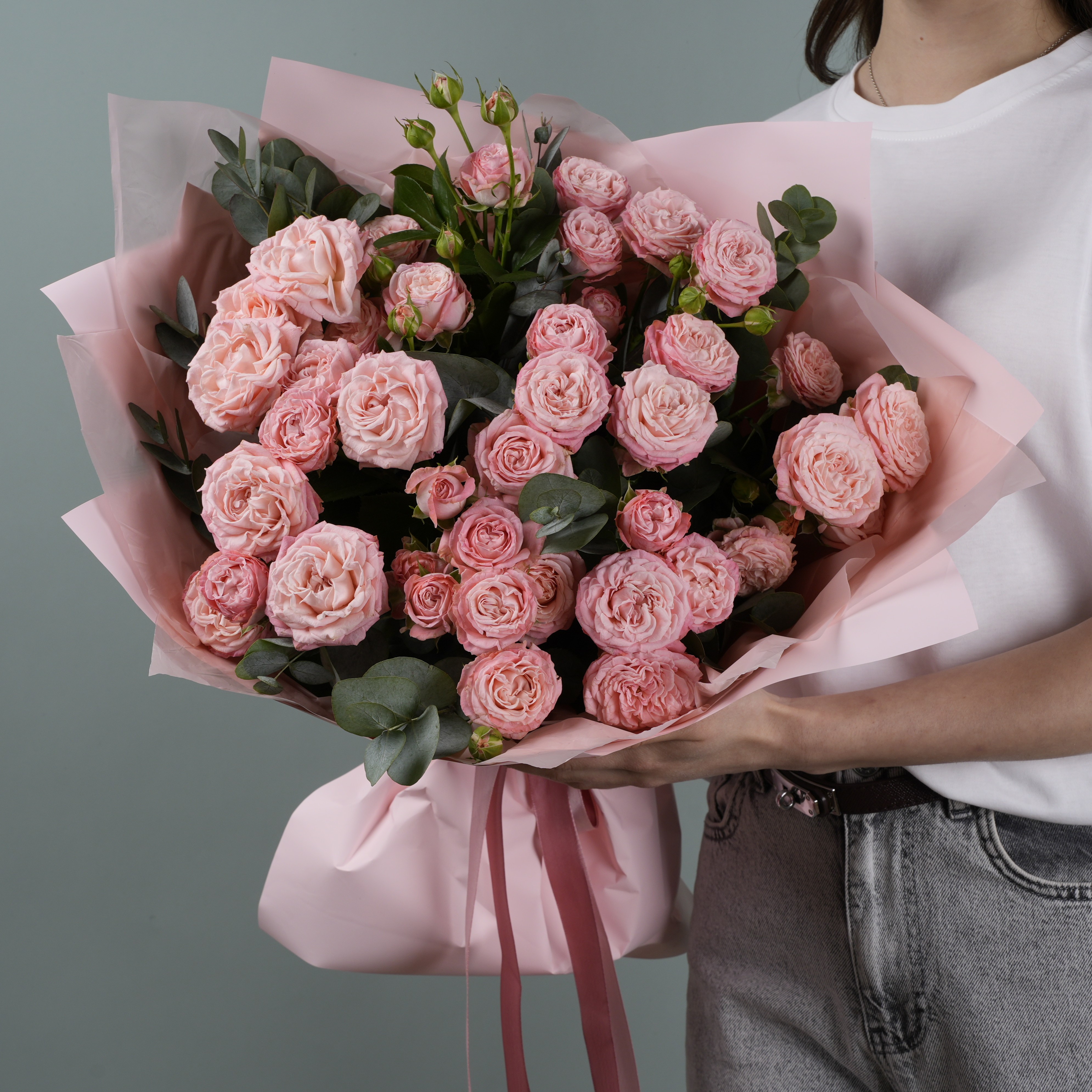 Кустовые пионовидные розы