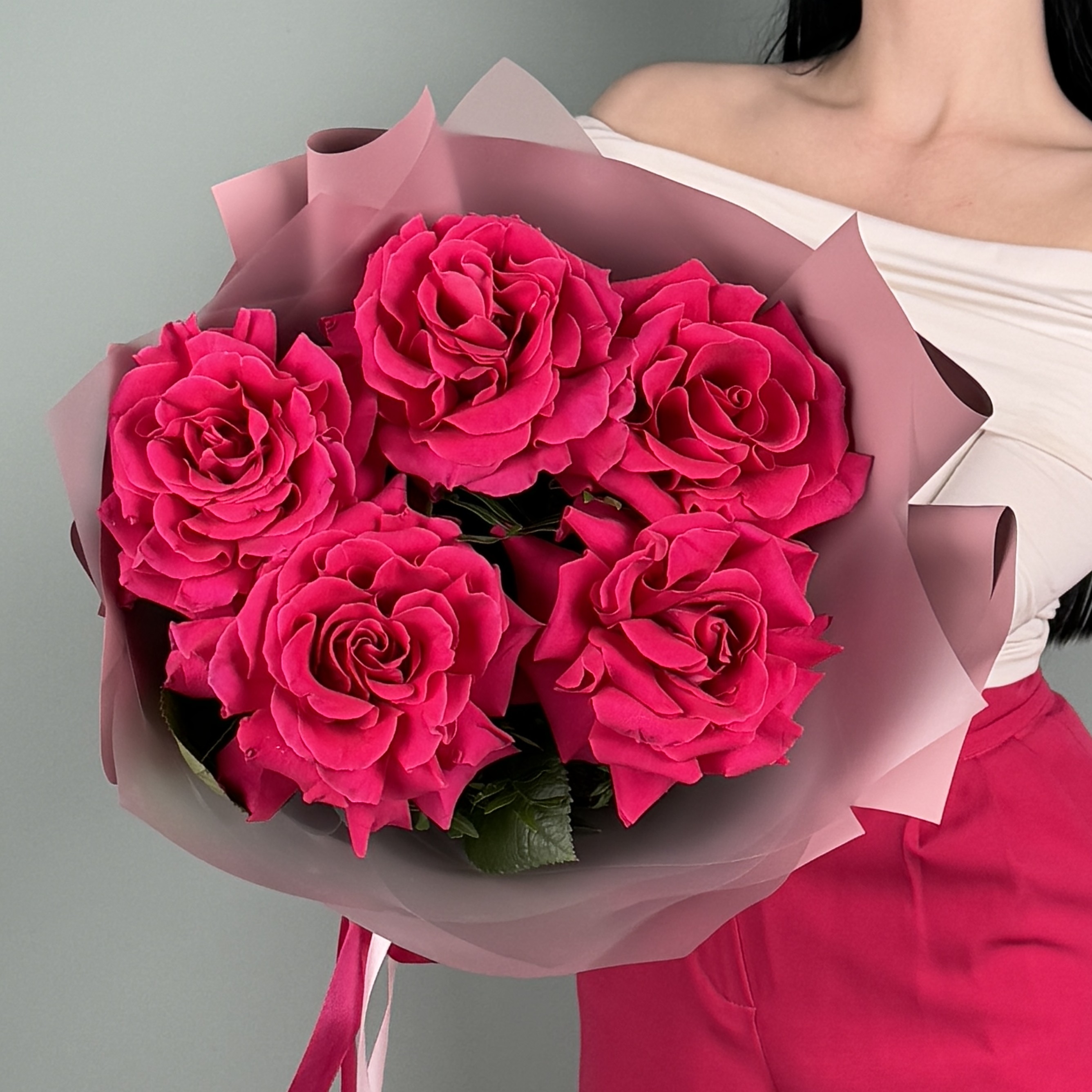 5 французских роз